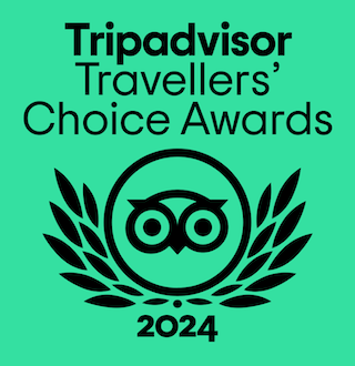 Tripadvisor Travellers’ Choice Awards 2024 oznaka za najbolje ocenjene ugostitelje.